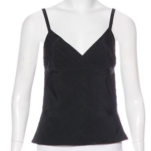 Black Prada bandage top Size 42